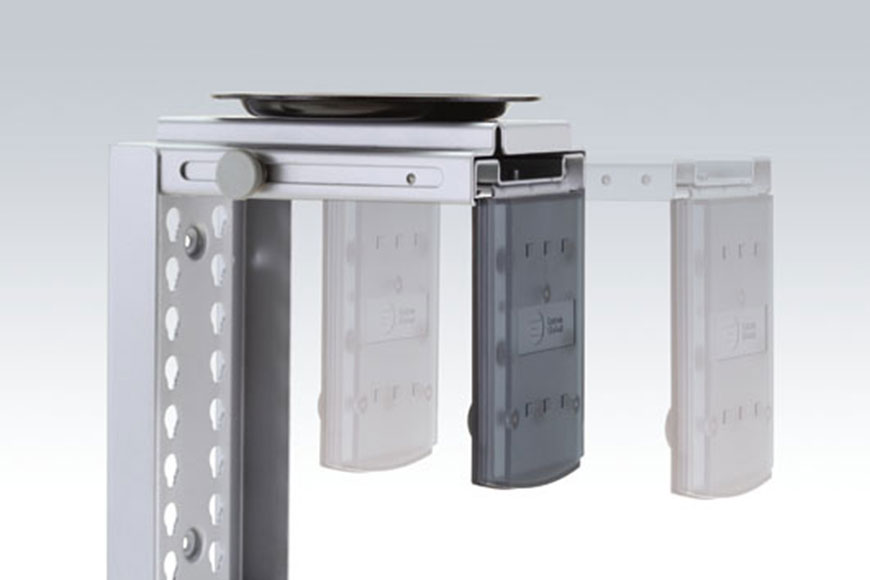 EECP-410 Slim CPU Holder with enhanced stability and adjustable width for various CPU sizes